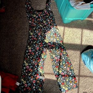 NWT loft floral jumpsuit